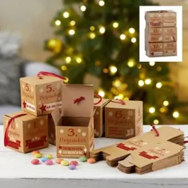 Cepewa DIY-Adventskalender Set 24 Boxen