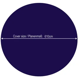 Quick Star Poolabdeckung Blau 610 cm