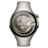 Huawei Watch 5 46 mm silbernes Titanarmband