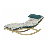 AMAZONAS Rocking Lounger Floral Schaukelliege inkl. Holzgestell und