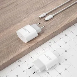 DUDAO A14EUC PD 20W USB-C Wandladegerät Kabel - Weiß