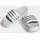 adidas Platform adilette Cloud White / Zero Metalic / Grey One 43    