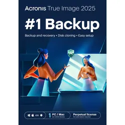 Acronis True Image 2025 | 1 PC oder Mac | Einmaliger Kauf