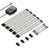 PARLAT LED Unterbau-Leuchte SIRIS flach 30cm je 370lm weiß 5er Set