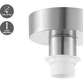 Home Sweet Home Deckenleuchte Dot 60 W E27 Silber 10 cm