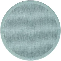 KADIMA DESIGN Teppich, Blau, Textil, Uni, Rund, 200x200 cm, – Böden, Teppiche, Outdoorteppiche