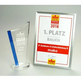 Mako Steckdosen- und Schalterabdeckung PREMIUM 70 x 70 mm, selbstklebende Abdeckpflaster