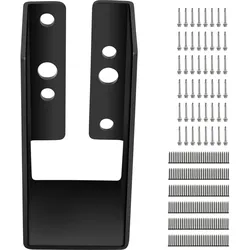 VEVOR Aufschraubhülse Bodenhülse Pfostenträger 24-teilig für 5x10cm Schnittholz