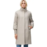 Zero Damen Wolloptik mit Stehkragen 40, Taupe Melange | 40