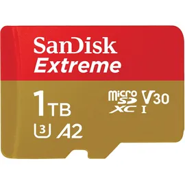 SanDisk Extreme microSDXC UHS-I U3 A2 V30 + SD-Adapter 1 TB