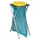 Proregal Robuster Scherenständer mit Klemmring für 120 Liter Sack HxBxT 90x40x45cm | Edelstahl Gelber Deckel | Gelb