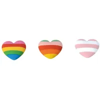 Moses Regenbogen Herz Radierer Set 3 St.