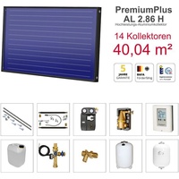 Solarbayer PremiumPlusAL Solarpaket H14 Biber Bruttofläche 40,04 m2 horizontal