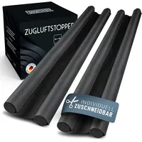 Falkenwerk Zugluftstopper für Türen [2er Set] - Zuschneidbare Türdichtung