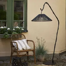 StarTrading VIDE Lampenschirm rund konisch schwarz D: 58cm H: 18,5cm