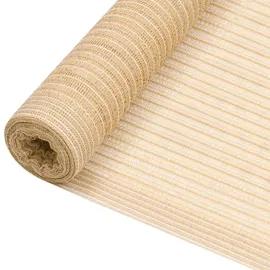 vidaXL Zaunblende 200 x 200 cm Beige Polyethylen 2 St.
