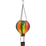 Anna ́s Collection LED Solarleuchte Hot Air Balloon 19 x 35 cm Mehrfarbig