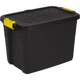 Kreher Aufbewahrungsbox TOUGH 60 l 1-tlg. schwarz