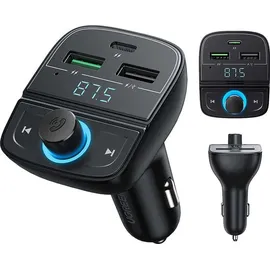 UGREEN FM Transmitter Bluetooth 5.0 MP3 Car Charger - Schwarz