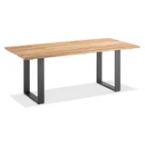 Niehoff Noah Gartentisch 260 x 95 x 76 cm Teak geölt/Grau