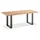 Niehoff Noah Gartentisch 260 x 95 x 76 cm Teak geölt/Grau