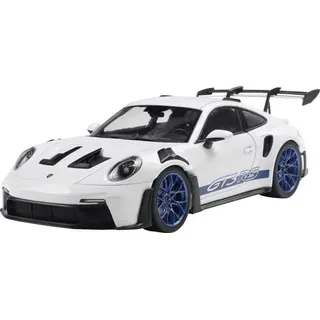 Solido Porsche 911 GT3 RS 2024 weiß/blau 1:18 Modellauto