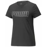 Puma Damen Kurzarm-T-Shirt Puma Stardust Crystalline Schwarz - M