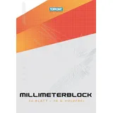 Toppoint 3x Millimeterblock Millimeterpapier DIN A4