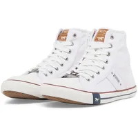 Mustang Herren High Top Sneaker - Schwarz,Weiß - 42
