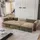 masseno Ecksofa SARMO M Polyester 3-Sitzer Beige