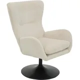 Hela Loungesessel »SAMOS«, (1 St.),... Sessel;drehbar;Trompetengestell;Microfaser Breitcord;Armlehnen Beige,