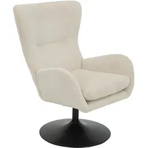 Hela Loungesessel »SAMOS«, (1 St.),... Sessel;drehbar;Trompetengestell;Microfaser Breitcord;Armlehnen Beige,