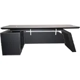Jet-Line Büroschreibtisch Pittsburgh schwarz