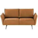 KOINOR Sofa Leder 2-Sitzer Gelb