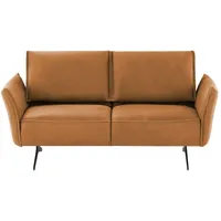 KOINOR Sofa Leder 2-Sitzer Gelb