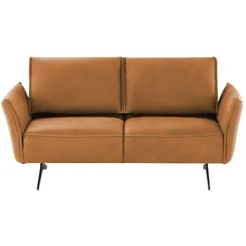 KOINOR Sofa Leder 2-Sitzer Gelb