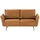KOINOR Sofa Leder 2-Sitzer Gelb
