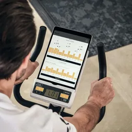 Sportplus Heimtrainer Fahrrad, 24 Widerstandsstufen, integrierte Herzfrequenz-Messer & App kompatibel, Hometrainer