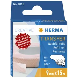 HERMA Transfer - Kleberollernachfüllung - 9 mm x 15 m - Dauerhaft