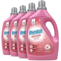 Amazon-Marke: Presto! flüssiges Feinwaschmittel, unparfümiert, 176 Waschgänge (4 Packungen mit 44)