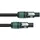 PSSO  Lautsprecherkabel Speakon 2x4 3m sw