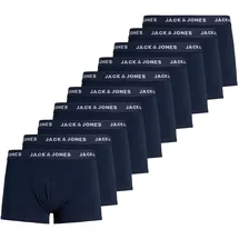 JACK & JONES Jacsolid Trunks unifarben Dunkelblau M 10er Pack