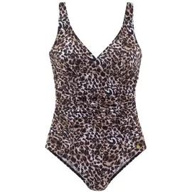 LASCANA Badeanzug Damen Braun/Mehrfarbig 46 Cup C