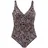 LASCANA Badeanzug Damen Braun/Mehrfarbig 46 Cup C