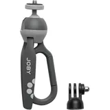 Joby HandyPod Clip Action Mini Stativ mit Karabiner für Action Kamera, kompatibel mit GoPro, HERO12, Insta360, Kompaktkamera Sony ZV-1 II (JB01838-BWW)