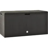furnicato Gartenbox 114 x 47 x 60 cm Anthrazit