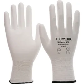 tecwerk Handschuhe Whitestar NPU Gr.9 (XL) weiß EN 388 PSA II TECWERK