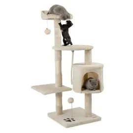 LIONTO Kratzbaum 67 x 55 x 112 cm beige