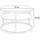 lookway Couchtisch Lookway Schwarz Marmor 70 x 49 cm