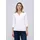 STREET ONE Tunikashirt STREET ONE, Damen, Gr. 46, weiß, Web, 100% Baumwolle, unifarben, comfort fit normal, Rundhals, elastischer Bund, Shirts, mit 3/4 Ärmeln